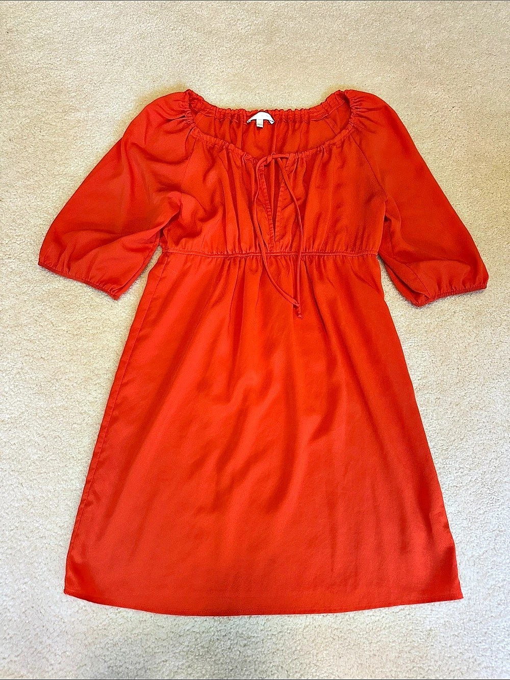 GLAM Orange Mini Dress Size Small